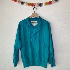 Vintage Teal Blue Pullover Size Large